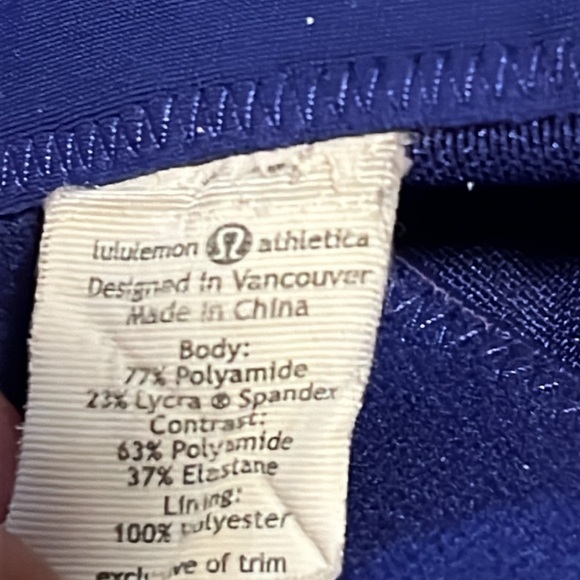 Lululemon Purple Bra Sz 34D - Picture 6 of 6